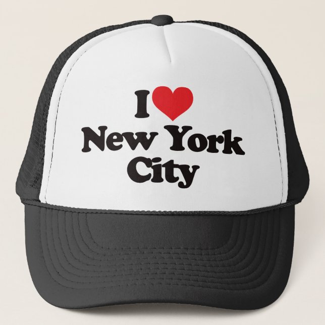 I Love New York City Trucker Hat (Front)