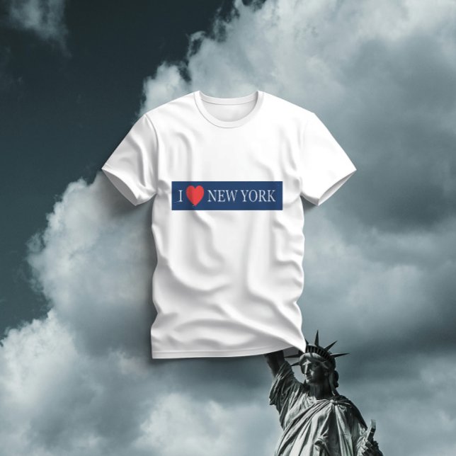 I Love New York – Classic NYC Souvenir Heart Desig T-Shirt (Creator Uploaded)