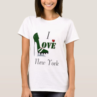 I LOVE NEW YORK football tee