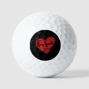 I Love New York Heart NY Golf Balls