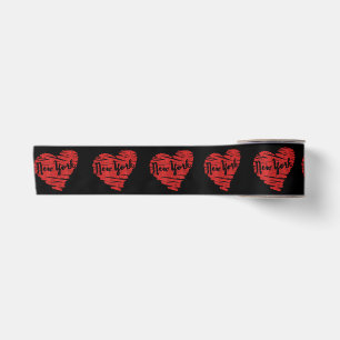 I Love New York Heart NY Satin Ribbon