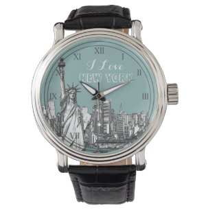 I Love New York Modern Travel Watch