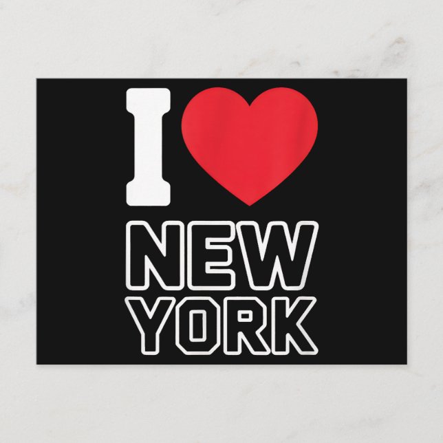 I Love New York - New York City Nyc Enclosure Card (Front)