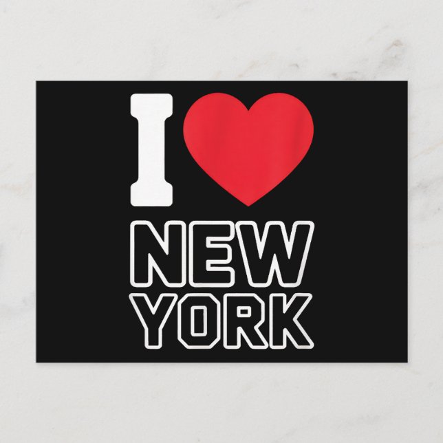 I Love New York - New York City Nyc Postcard (Front)