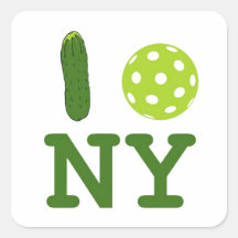 I Love New York (Pickleball) Sticker