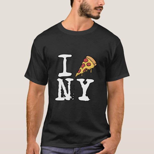 I Love New York Pizza T-Shirt (Front)