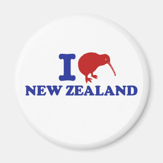 I Love New Zealand Magnet