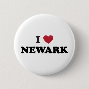I Love Newark New Jersey 6 Cm Round Badge