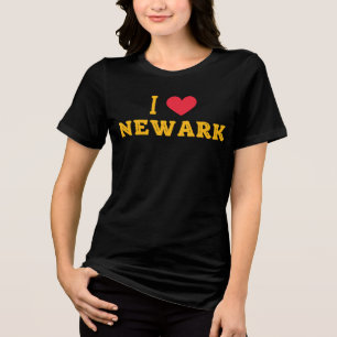 i love Newark,New Jersey Tri-Blend Shirt