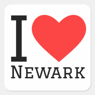I love Newark Square Sticker