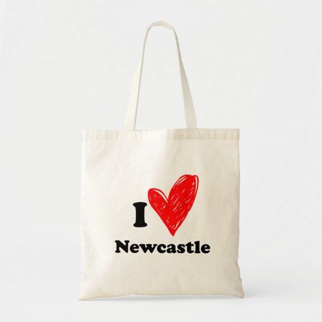 I love Newcastle Tote Bag (Front)