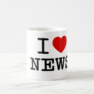 I Love News mug