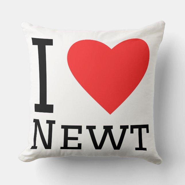 I love newt  cushion (Front)