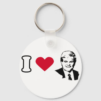 I Love Newt Gingrich Key Ring