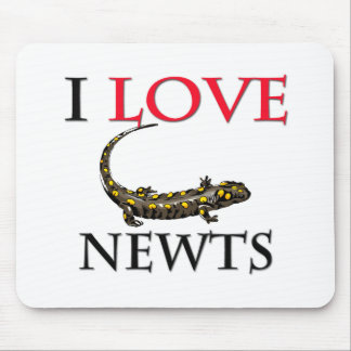 I Love Newts Mouse Mat
