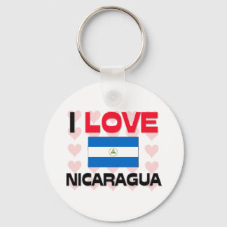 I Love Nicaragua Key Ring