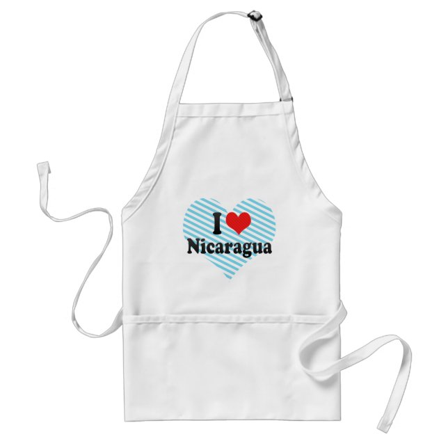I Love Nicaragua Standard Apron (Front)