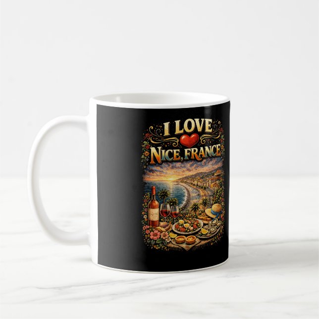 I Love Nice Coffee Mug (Left)