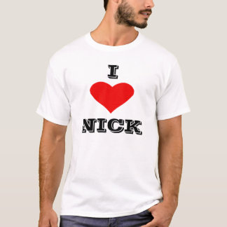 I Love Nick ~ Political U.K General Election T-Shirt