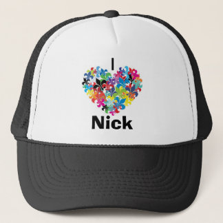 I love Nick Trucker Hat