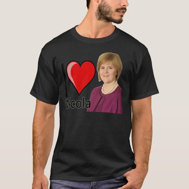 I Love Nicola Sturgeon Essential T-Shirt (Front)