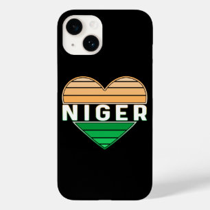 I Love Niger, Nigerien Heart Case-Mate iPhone 14 Case