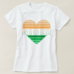 I Love Niger, Nigerien Heart T-Shirt