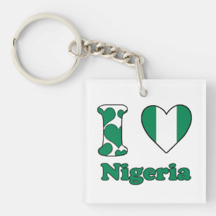 I love Nigeria Key Ring