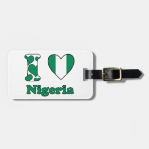 I love Nigeria Luggage Tag