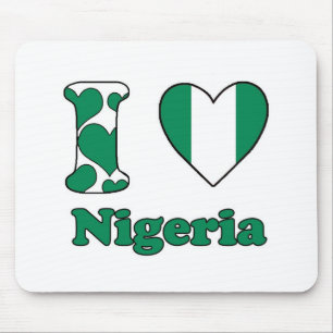 I love Nigeria Mouse Mat