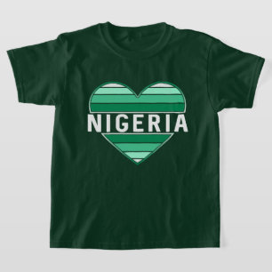 I Love Nigeria, Nigerian Heart T-Shirt