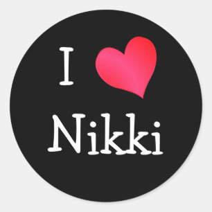 I Love Nikki Classic Round Sticker