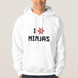 I Love Ninjas Hoodie
