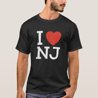 I Love NJ  Heart for New Jersey Lovers4png4 T-Shirt