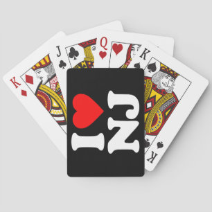 I LOVE NJ PLAYING CARDS