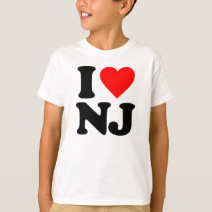 I LOVE NJ T-Shirt