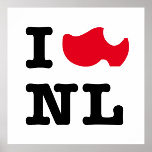 I love NL, I love Holland Poster
