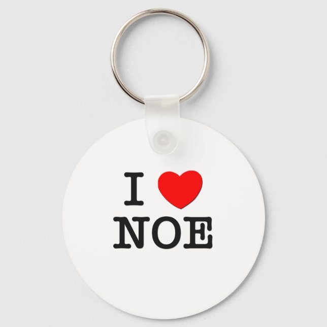 I Love Noe Key Ring (Front)