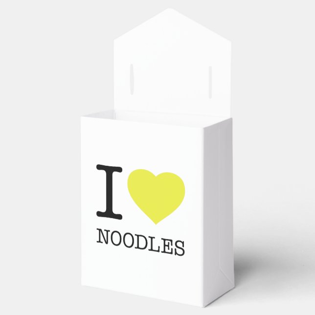 I LOVE NOODLES FAVOUR BOX (Opened)