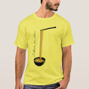 I Love Noodles T-Shirt