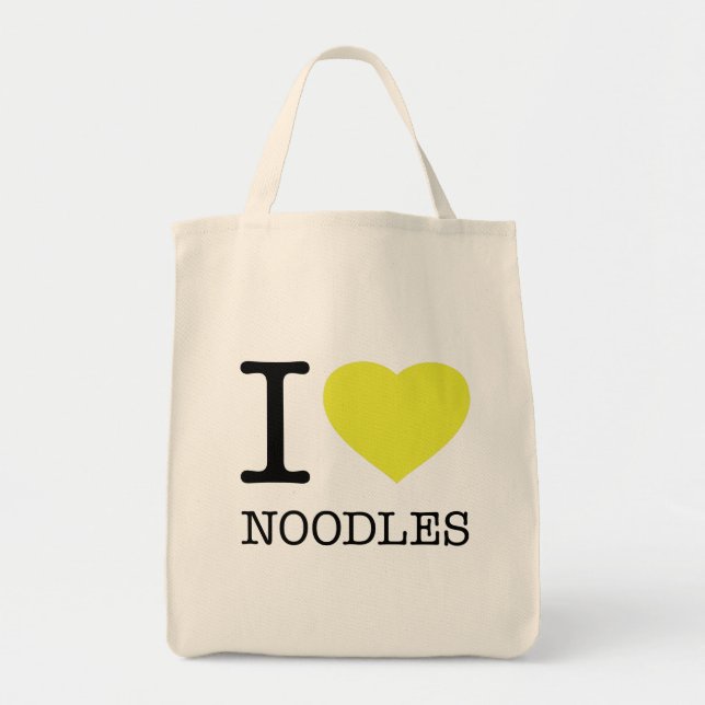 I LOVE NOODLES TOTE BAG (Front)