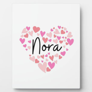 I love Nora Plaque