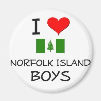 I Love Norfolk Island Boys Magnet