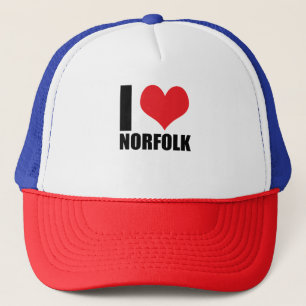 I love Norfolk Trucker Hat