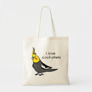 I Love Normal Grey Cockatiels Tote Bag