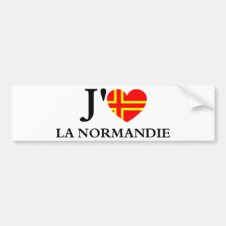 I love Normandy Bumper Sticker
