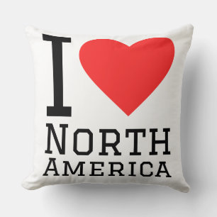 I love north america cushion