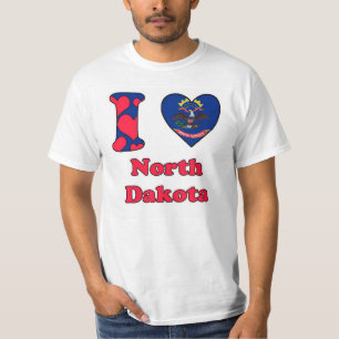 I love North Dakota T-Shirt