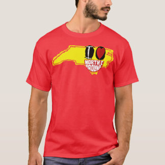 I Love North olina Smiling Happy Face T-Shirt