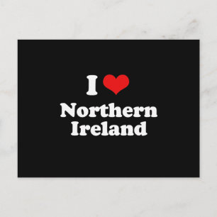I Love Northern Ireland Tshirt Postcard